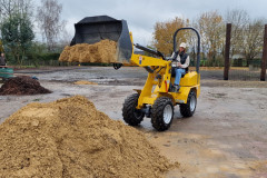 Wiellader met bak en palletvorken 1.8T